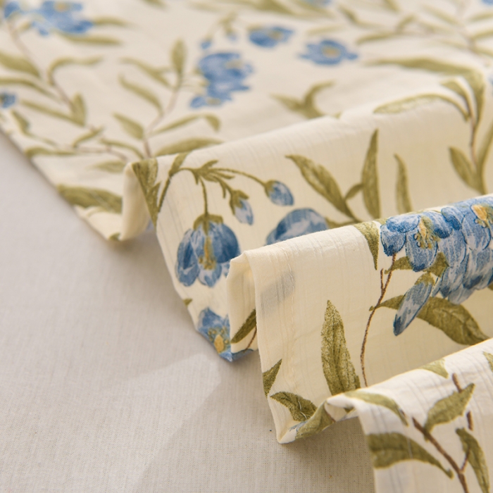 91家纺网 家纺一手货源 找家纺 圣楚 2024新款小竺棉床单 清风微拂