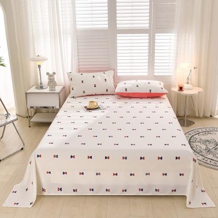 圣楚 2024新款小竺棉床单 爱的告白