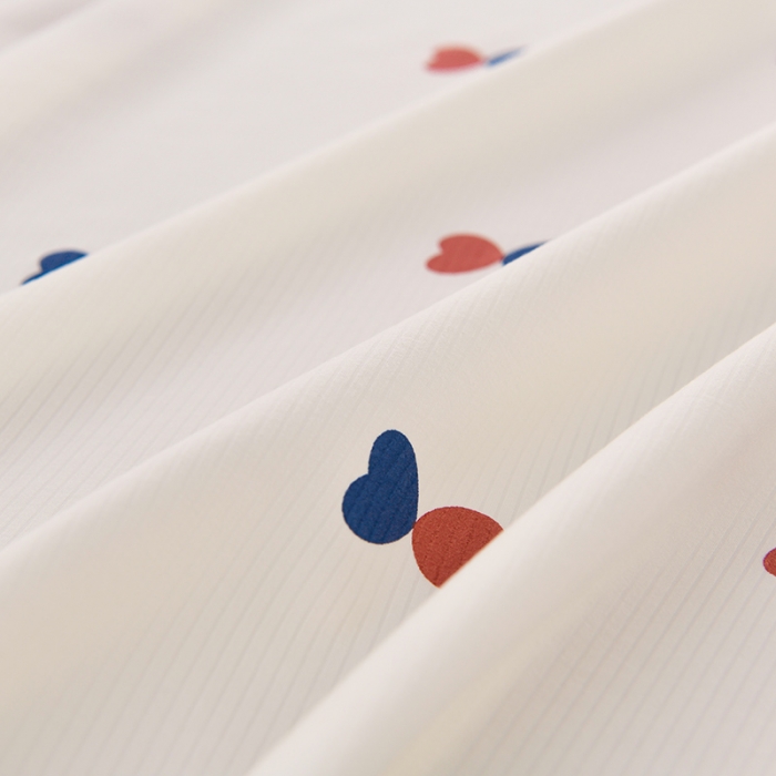 91家纺网 家纺一手货源 找家纺 圣楚 2024新款小竺棉床单 爱的告白