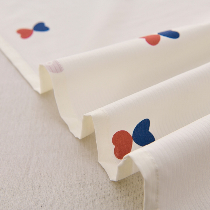 91家纺网 家纺一手货源 找家纺 圣楚 2024新款小竺棉床单 爱的告白