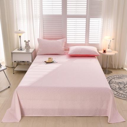 圣楚 2024新款小竺棉床单 樱花点点