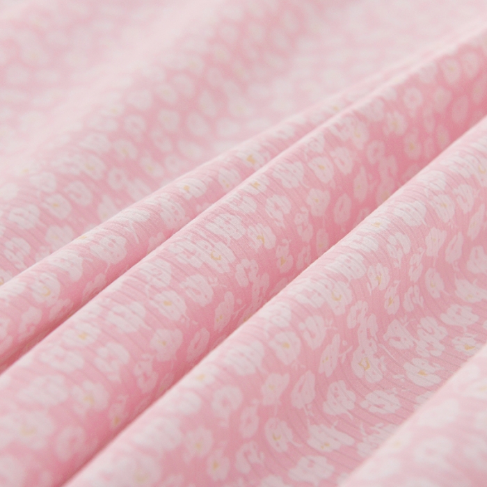 91家纺网 家纺一手货源 找家纺 圣楚 2024新款小竺棉床单 樱花点点