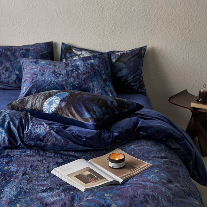 91家纺网 家纺一手货源 找家纺 安莱生活 2023秋冬新品数码印花绒四件套 浮生