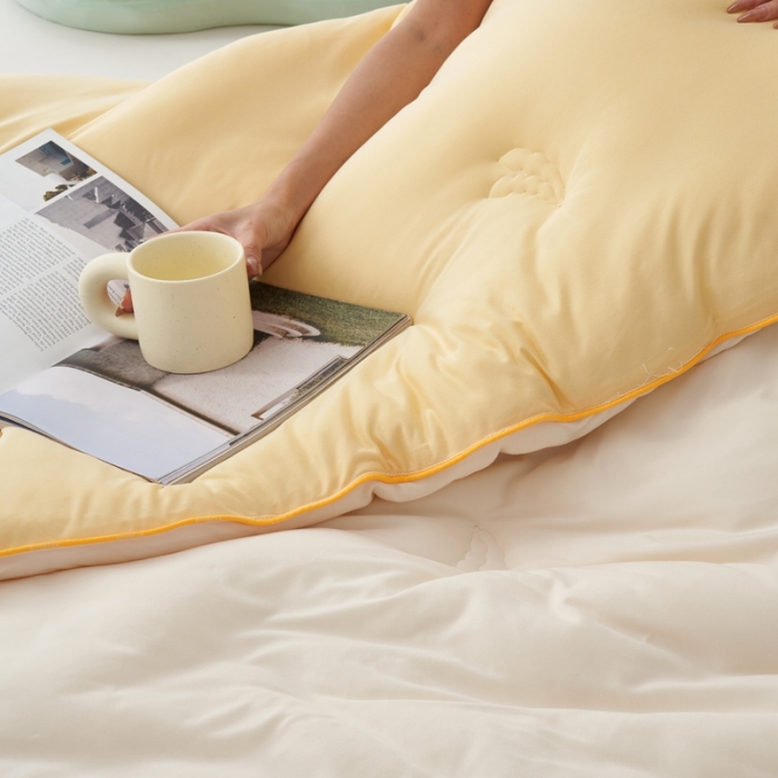 91家纺网 家纺一手货源 找家纺 （总）安莱生活 2023秋冬新品李官奇30%大豆奶芙被