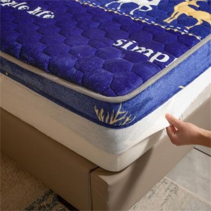 91家纺网 家纺一手货源 找家纺 总梦舒羽2025牛奶绒抗静电夹棉床笠床罩床单床盖床护垫套宿舍三件套