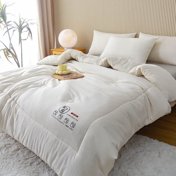 91家纺网 家纺一手货源 找家纺 （总）中国龙 2023款A类母婴级日式原棉无染大豆被冬被被子被芯