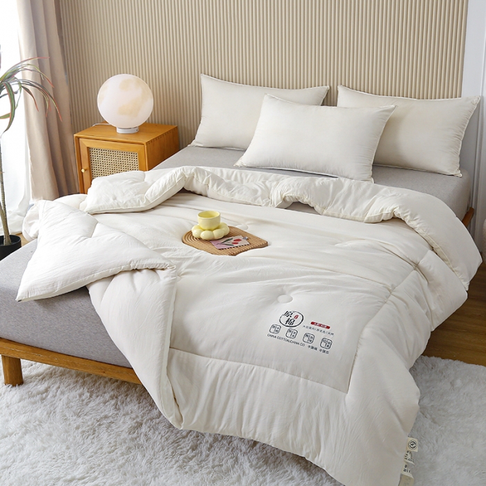 91家纺网 家纺一手货源 找家纺 （总）中国龙 2023款A类母婴级日式原棉无染大豆被冬被被子被芯