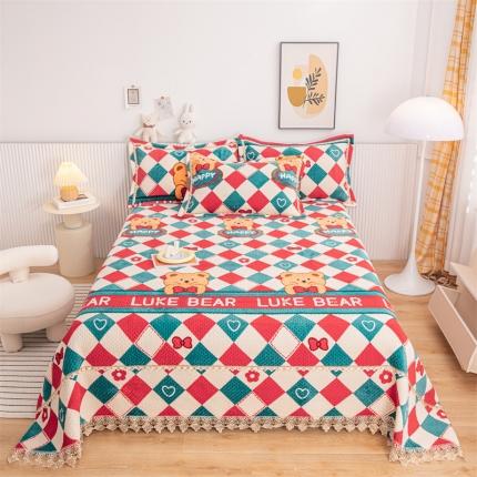 91家纺网 家纺一手货源 找家纺 （总）新款牛奶绒卡通印花床盖榻榻米炕盖炕垫炕盖榻榻米炕垫