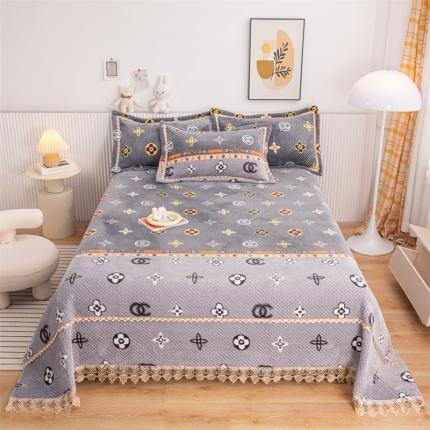 91家纺网 家纺一手货源 找家纺 （总）新款牛奶绒卡通印花床盖榻榻米炕盖炕垫炕盖榻榻米炕垫