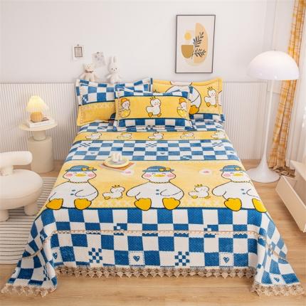 91家纺网 家纺一手货源 找家纺 （总）新款牛奶绒卡通印花床盖榻榻米炕盖炕垫炕盖榻榻米炕垫