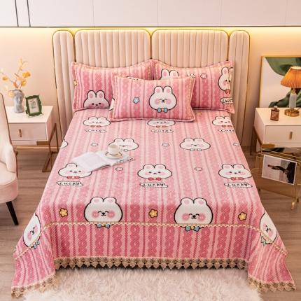 91家纺网 家纺一手货源 找家纺 （总）新款牛奶绒卡通印花床盖榻榻米炕盖炕垫炕盖榻榻米炕垫