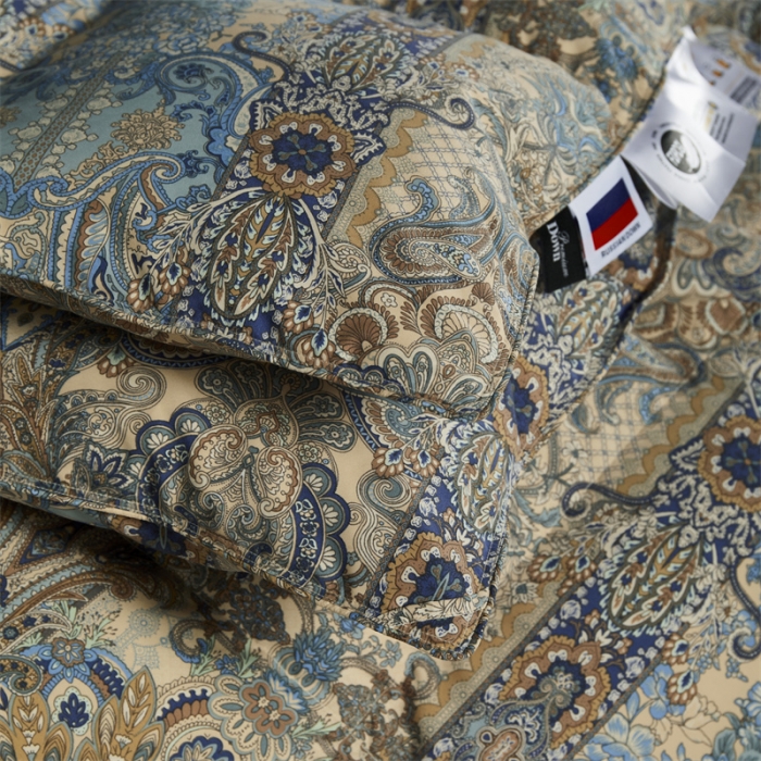 91家纺网 家纺一手货源 找家纺 （总）俏企鹅 2025新款摩纳哥超柔软锦绒糯绵印花95鹅绒被