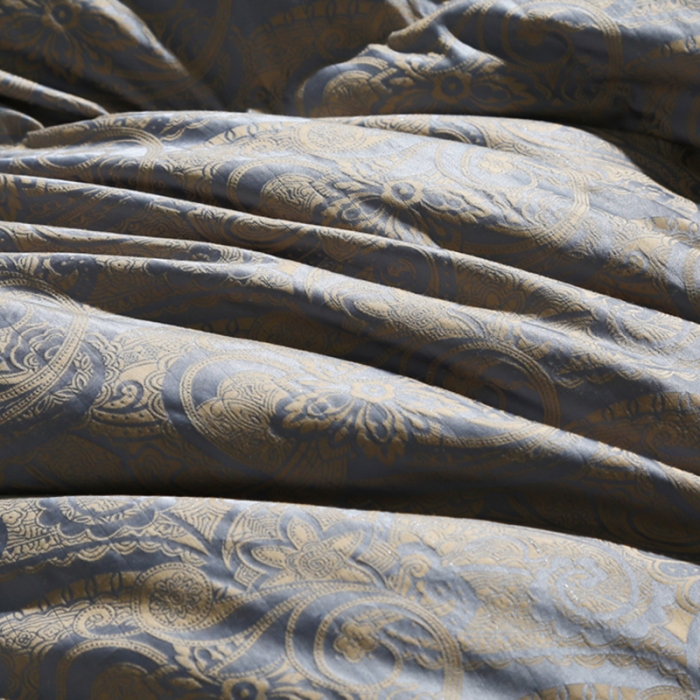 91家纺网 家纺一手货源 找家纺 俏企鹅 2025新款女王款铂金丝鹅绒被 女王鹅绒被海洋蓝