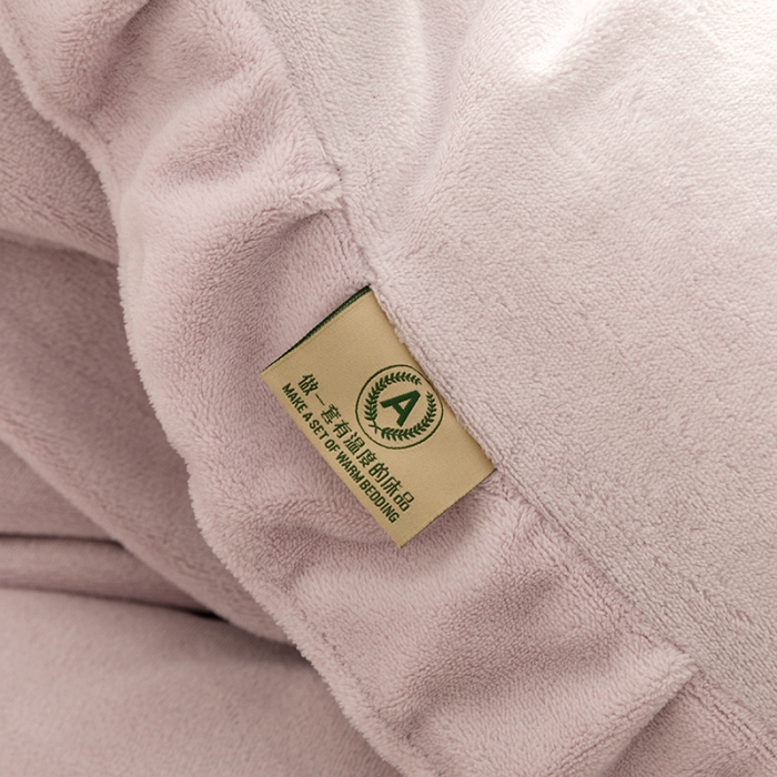 91家纺网 家纺一手货源 找家纺 （总）绒梦里2025新品加厚韩版贴布绣牛奶绒四件套兔毛绒法莱绒保暖套件