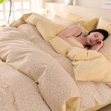 91家纺网 家纺一手货源 找家纺 （总）圣靓 2025新款小竺棉加绒宝宝绒牛奶绒四件套