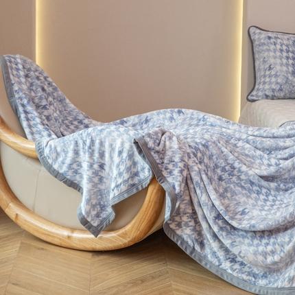 91家纺网 家纺一手货源 找家纺 （总）简宜家居 2023新款牛奶绒印花四季毯一毯多用毛毯