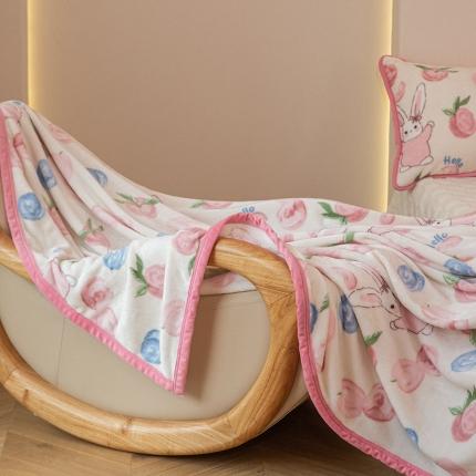 91家纺网 家纺一手货源 找家纺 （总）简宜家居 2023新款牛奶绒印花四季毯一毯多用毛毯