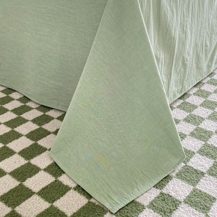 91家纺网 家纺一手货源 找家纺 眠帛家居 2024新款华夫格迪士尼米奇毛巾绣系列 米奇绿