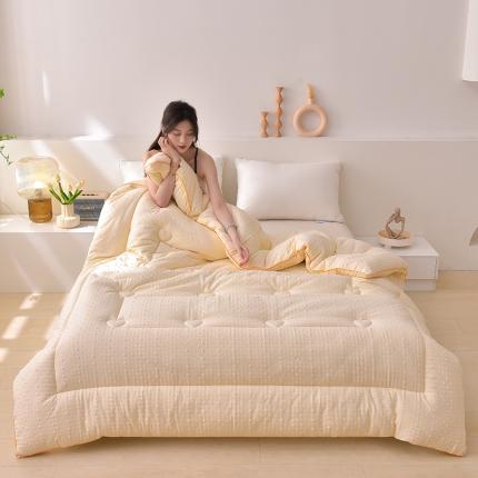 宝宝纱 2023新款豆豆被米白