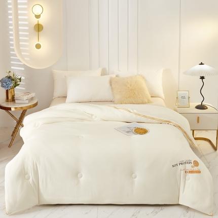 91家纺网 家纺一手货源 找家纺 （总）美之润 2025新款保暖原棉大豆被拉链子母被