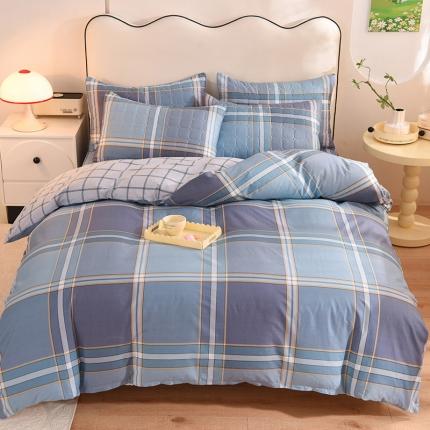 91家纺网 家纺一手货源 找家纺 （总）八十八家纺  2024新款全棉半夹棉床笠四件套