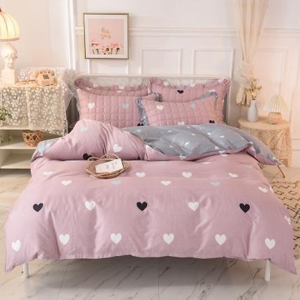 91家纺网 家纺一手货源 找家纺 （总）八十八家纺  2024新款全棉半夹棉床笠四件套