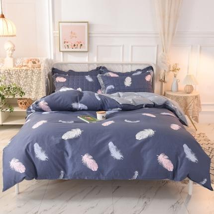 91家纺网 家纺一手货源 找家纺 （总）八十八家纺  2024新款全棉半夹棉床笠四件套