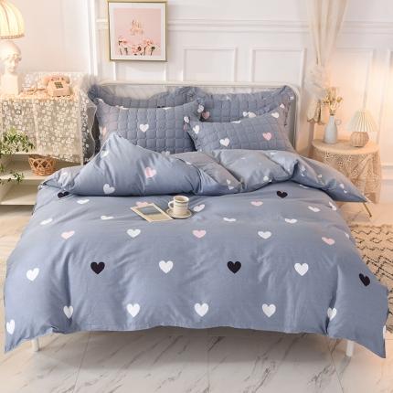 91家纺网 家纺一手货源 找家纺 （总）八十八家纺  2024新款全棉半夹棉床笠四件套