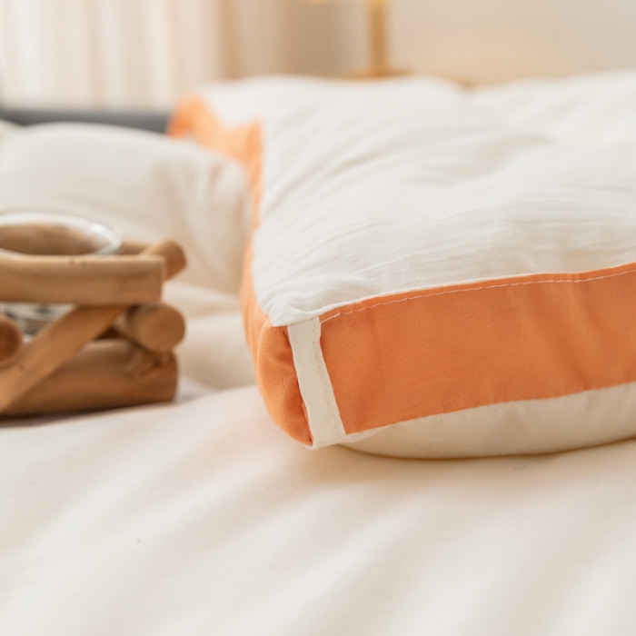 91家纺网 家纺一手货源 找家纺 钰博2023新款水洗棉麻立体被大豆被直播爆款冬被被子被芯 云朵白