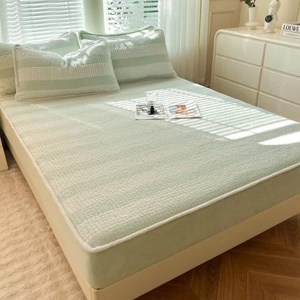 91家纺网 家纺一手货源 找家纺 （总）慕梵 2023新款兔绒泰迪绒床笠