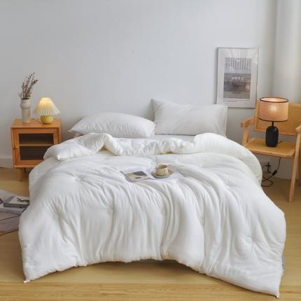 91家纺网 家纺一手货源 找家纺 （总）德芙 2023新款A类母婴级双层纱云柔被冬被 春秋被 被子 被芯