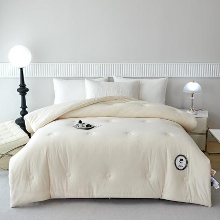 91家纺网 家纺一手货源 找家纺 （总）丽卡家纺 2023新款A类针织提花大豆被-巴黎之都