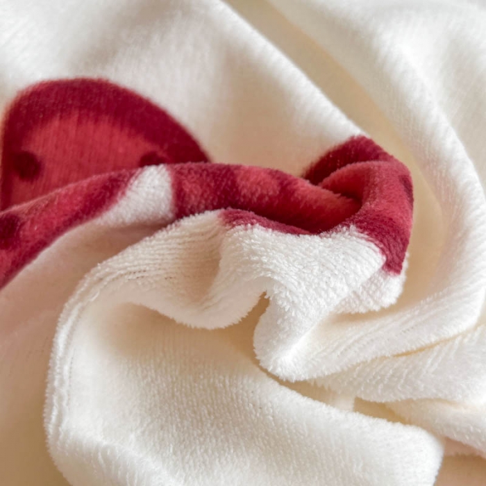 91家纺网 家纺一手货源 找家纺 米莱 2023新款印花韩版牛奶绒四件套 蝴蝶结