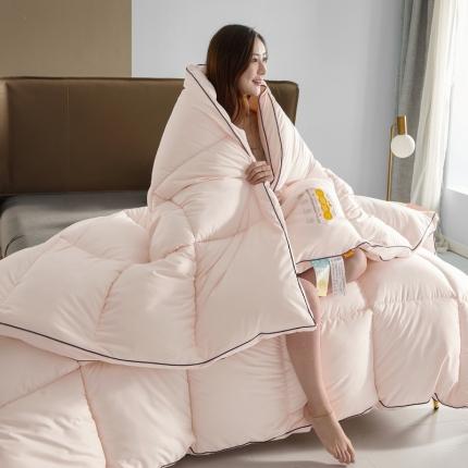 91家纺网 家纺一手货源 找家纺 （总）迪乐妮 2024新款方格立体和单边水洗棉四季被