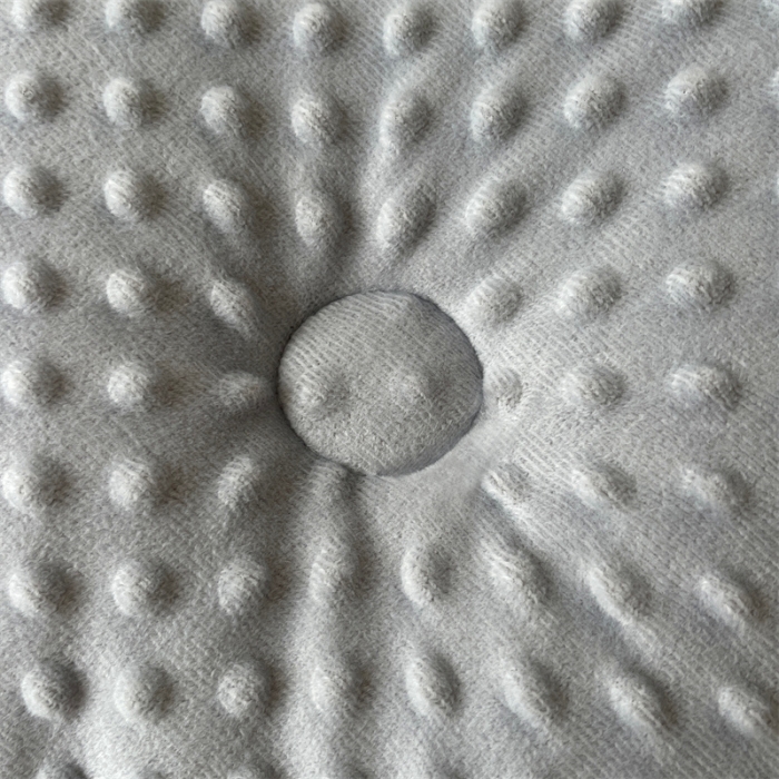 91家纺网 家纺一手货源 找家纺 卡派 2023新款AB版泡泡纱豆豆绒保暖被 豆豆绒-白灰