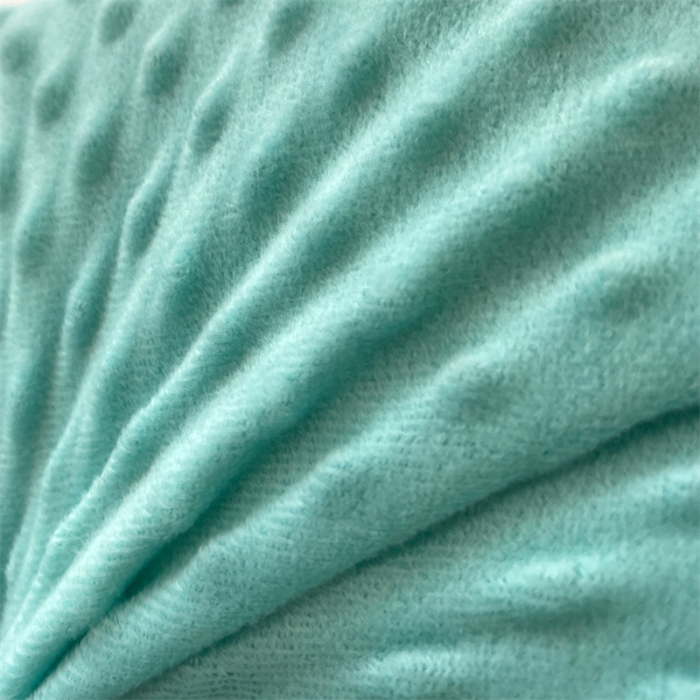 91家纺网 家纺一手货源 找家纺 卡派 2023新款AB版泡泡纱豆豆绒保暖被 豆豆绒-白蓝