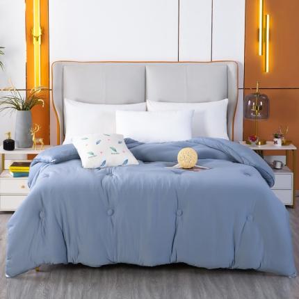 91家纺网 家纺一手货源 找家纺 （总）天瑜家纺新款A类牛奶丝针织棉暖糯冬被春秋被被芯被子