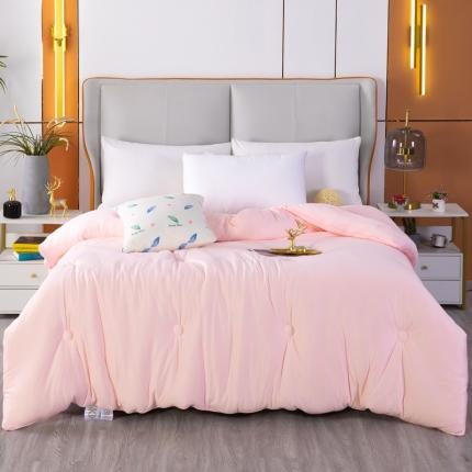 91家纺网 家纺一手货源 找家纺 （总）天瑜家纺新款A类牛奶丝针织棉暖糯冬被春秋被被芯被子