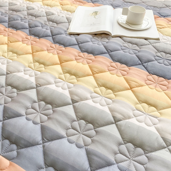 91家纺网 家纺一手货源 找家纺 米柳 2024新款亲肤夹棉印花床笠 温纳斯