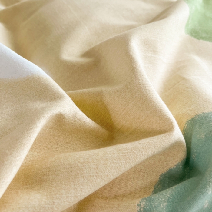 91家纺网 家纺一手货源 找家纺 慕尚 2025新款全棉磨毛印花单品被套 青春派-米