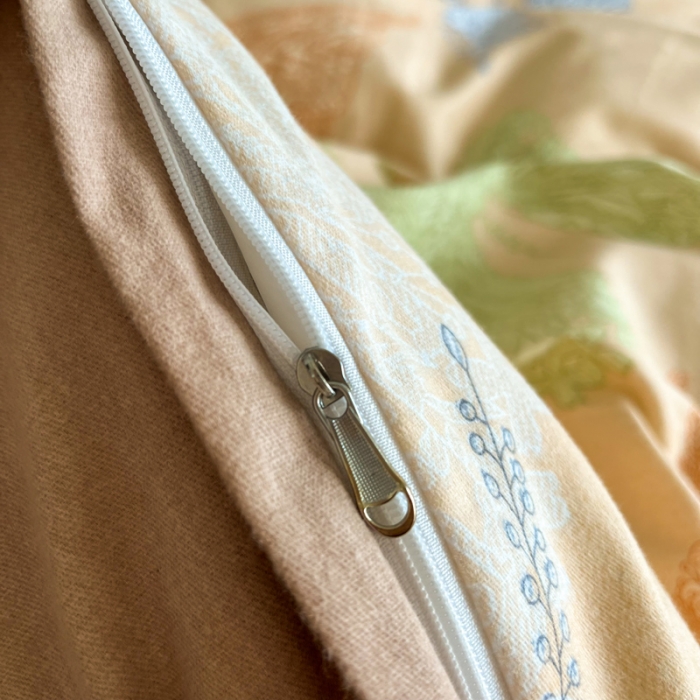 91家纺网 家纺一手货源 找家纺 慕尚 2025新款全棉磨毛印花系列四件套 彩蝶纷