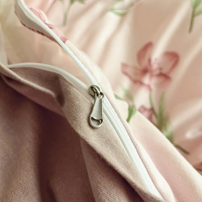 91家纺网 家纺一手货源 找家纺 慕尚 2025新款全棉磨毛印花系列四件套 花茶米