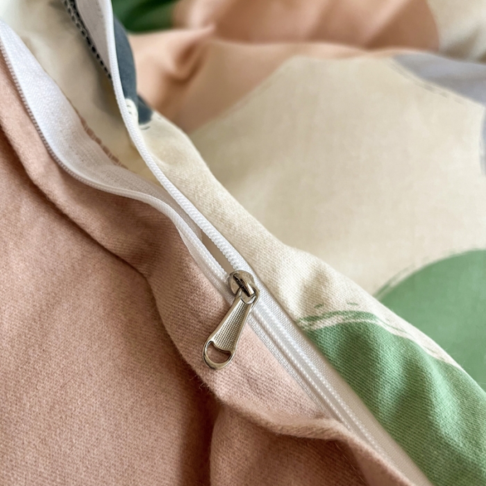 91家纺网 家纺一手货源 找家纺 慕尚 2025新款全棉磨毛印花系列四件套 心悦绿