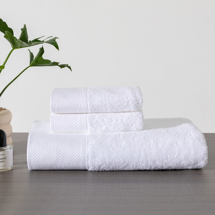 91家纺网 家纺一手货源 找家纺 （总）宜眠家纺 2023新款酒店宾馆家用品成人毛巾浴巾地巾方巾三件套