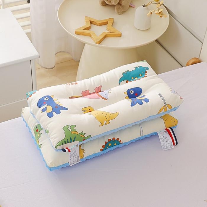 91家纺网 家纺一手货源 找家纺 冬巢 枕芯 新款全棉A类儿童安抚豆豆枕儿童枕头枕套幼儿园枕芯