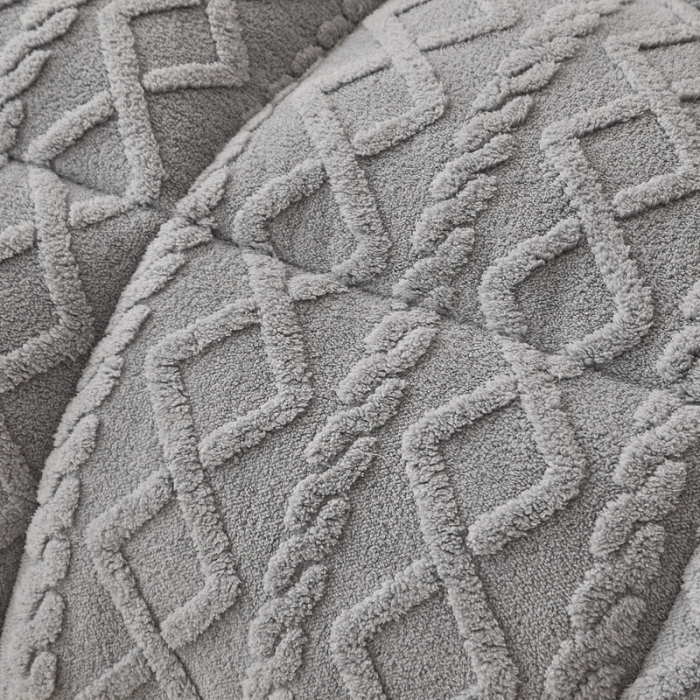 91家纺网 家纺一手货源 找家纺 卡派 2023新款加厚雕花绒宝宝绒塔芙蓉保暖冬被 绅士灰