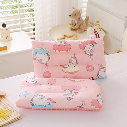 91家纺网 家纺一手货源 找家纺 冬巢 枕芯 新款全棉A类儿童安抚豆豆枕儿童枕头枕套幼儿园枕芯