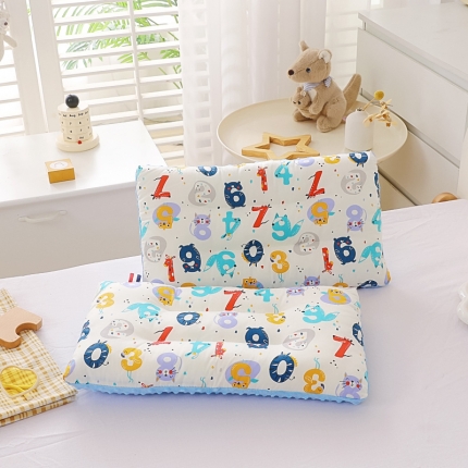 91家纺网 家纺一手货源 找家纺 冬巢 枕芯 新款全棉A类儿童安抚豆豆枕儿童枕头枕套幼儿园枕芯