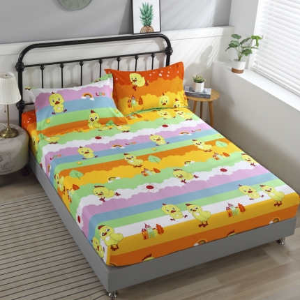 91家纺网 家纺一手货源 找家纺 （总）雨萝家纺 新款全棉印花床笠