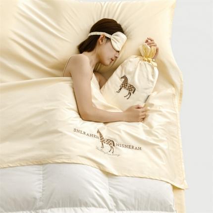 91家纺网 家纺一手货源 找家纺 凯磊家纺 新款.高密吸湿透气.贡缎隔脏睡袋 马骑士